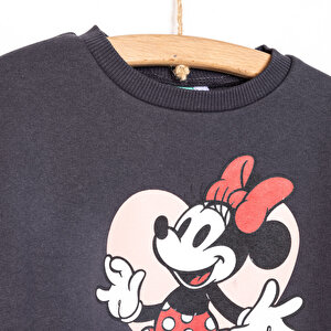Minnie Mouse Kız Sweatshirt Kız Bebek Minnie Mouse Kız Sweatshirt Kız Bebek