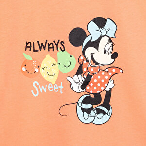 Minnie Mouse Kız Tshirt Kız Bebek Minnie Mouse Kız Tshirt Kız Bebek