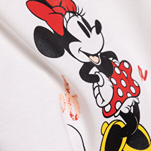 Minnie Mouse Kız Tshirt-Tayt Kız Bebek Minnie Mouse Kız Tshirt-Tayt Kız Bebek