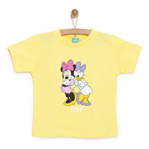 Disney  Minnie Mouse Tshirt, Sarı, 9 Ay