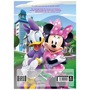 MINNIE SİMLİ ÇIKARTMALI BOYAMA KİTABI