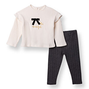 HelloBaby Monochrome Blu, Ekru, 3 - 6 Ay