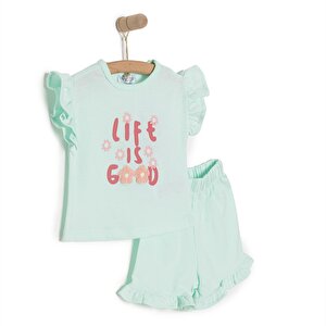 Motto Girl Tshirt-Şort Motto Girl Tshirt-Şort