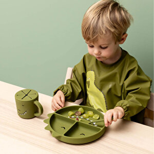 Mr. Dino - Silikon Vakumlu Bölmeli Tabak Mr. Dino - Silikon Vakumlu Bölmeli Tabak