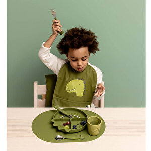 Mr. Dino - Silikon Vakumlu Bölmeli Tabak Mr. Dino - Silikon Vakumlu Bölmeli Tabak