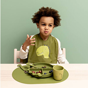 Mr. Dino - Silikon Vakumlu Bölmeli Tabak Mr. Dino - Silikon Vakumlu Bölmeli Tabak