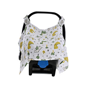 Müslin Ana Kucağı Örtüsü