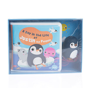 My First Bath Book & Toy:A Day in the Life of Justin the Penguin