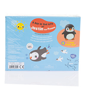 My First Bath Book & Toy:A Day in the Life of Justin the Penguin