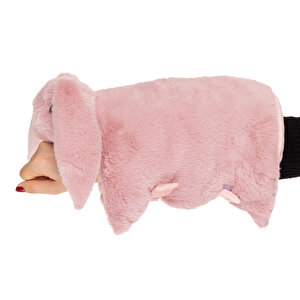 Tavşan Cırtlı Kız Oyuncaklı Yastık Kız Bebek Tavşan Cırtlı Kız Oyuncaklı Yastık Kız Bebek