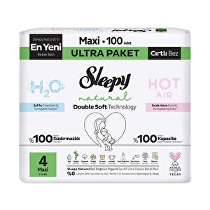 Sleepy Natural 4 Beden 100 Adet