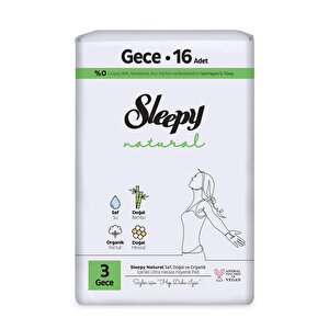 Sleepy Natural Ekonomik Gece 16 Ped