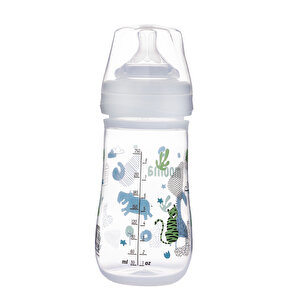 Neeko Hayvan Desenli Biberon 250 ml Orta Akış Neeko Hayvan Desenli Biberon 250 ml Orta Akış