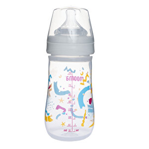 Neeko Konfeti Desenli Biberon 250 ml Orta Akış Neeko Konfeti Desenli Biberon 250 ml Orta Akış