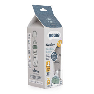 Neutra Tritan Biberon 250 ml 6-18 Ay Orta Akış Çağla Yeşili Neutra Tritan Biberon 250 ml 6-18 Ay Orta Akış Çağla Yeşili