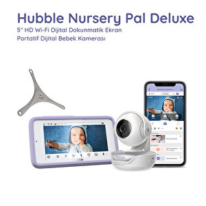 Nursery Pal Deluxe 5’’ Dokunmatik Ekranlı WİFİ Pilli Bebek Kamerası