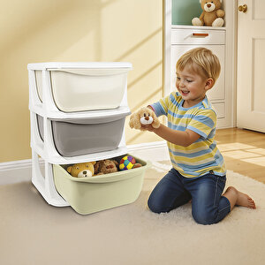 Çok Amaçlı 3 Çekmeceli Organizer Çok Amaçlı 3 Çekmeceli Organizer