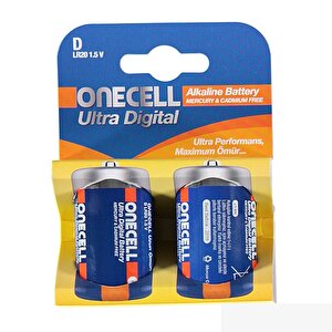 Onecell Ultra Dijital Alkalin D Boy Pil