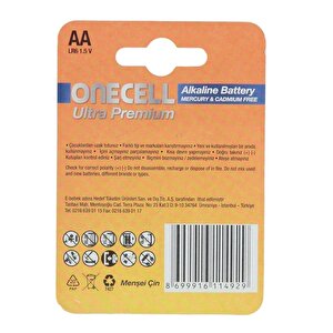 Ultra Premium Alkalin AA Boy Pil 4lü