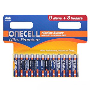 Onecell Ultra Premıum Alkalin AAA Boy Pi
