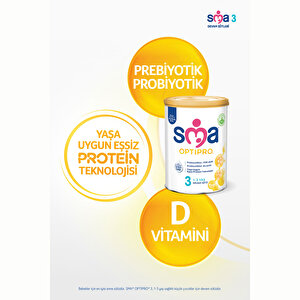 Optipro Probiyotik 3 Bebek Devam Sütü 400 gr 1-3 Yaş Optipro Probiyotik 3 Bebek Devam Sütü 400 gr 1-3 Yaş