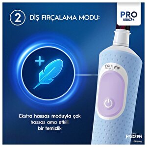 Oral B D100 Pro Çocuk Frozen Şarj Edilebilir Diş Fırçası
