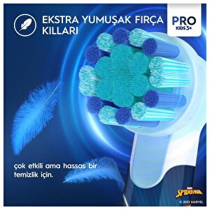 Oral B D100 Pro Çocuk Spiderman Şarj Edilebilir Diş Fırçası