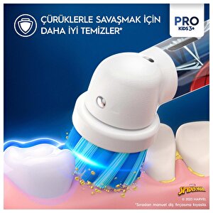Oral B D100 Pro Çocuk Spiderman Şarj Edilebilir Diş Fırçası