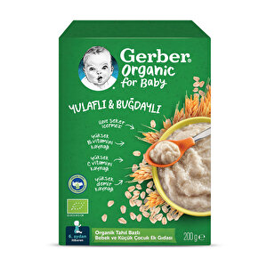 Gerber Organic Yulaf Buğday 200g Kaşık