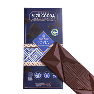 Jovia Organik %70 Bitter Çikolata Sade40