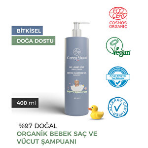 Organik Bebek Saç ve Vücut Şampuanı 400 ml
