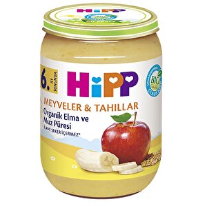 HiPP Organik Elma ve Muz Püresi 190 gr