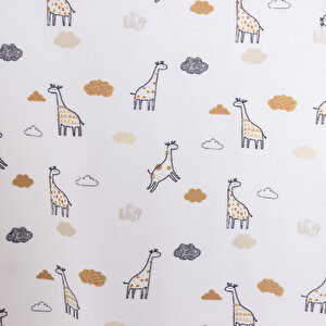 Unisex Bebek Organik Pijama Takım İnterlok Çıtçıtlı Pambuliq  Bisiklet Yaka Uzun Kol