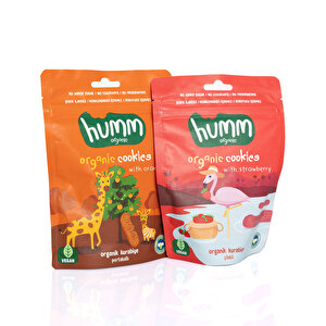 Organik Vegan Çilek Kurabiye 55 Gr Organik Vegan Çilek Kurabiye 55 Gr