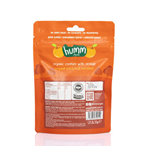 Organik Vegan Portakal Kurabiye 55 gr Organik Vegan Portakal Kurabiye 55 gr