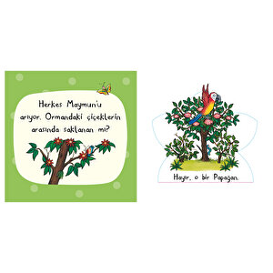 Ormanda Kim Saklanıyor? (Keçe Kapaklı Kitap) Ormanda Kim Saklanıyor? (Keçe Kapaklı Kitap)