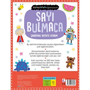 Oynuyorum Öğreniyorum Çıkartmalı Aktivite Kitabım - Sayı Bulmaca Oynuyorum Öğreniyorum Çıkartmalı Aktivite Kitabım - Sayı Bulmaca