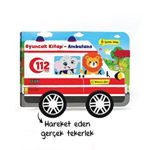 Oyuncak Kitap - Ambulans (Gerçek Tekerle