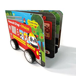 Oyuncak Kitap - İtfaiye (Gerçek Tekerlekli)