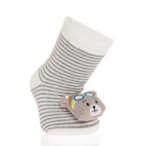 HelloBaby Oyuncaklı, Gri Melanj, 0-6 ay