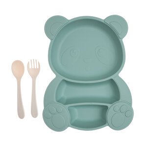 Panda Tabak Seti - Yeşil