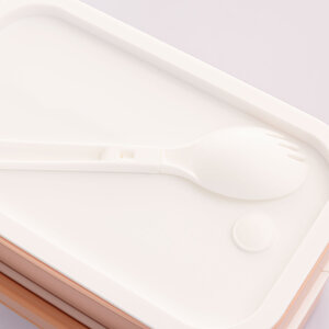 Paslanmaz Çelik 1600ml Lunch Box Pembe