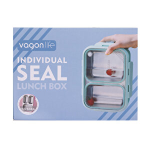 Paslanmaz Çelik 620ml Lunch Box-Yeşil