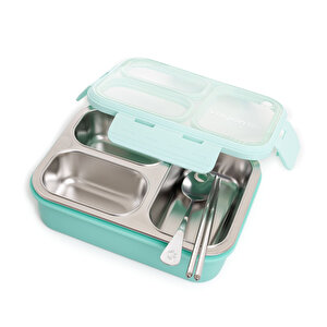Paslanmaz Çelik 620ml Lunch Box-Yeşil