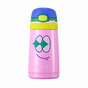 Çelik, Pipetli,Kilitlenebilir Mat Pembe