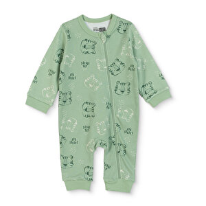 HelloBaby Patik, Yeşil Baskılı, 3 - 6 Ay