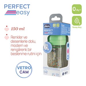Perfect Easy Biberon Cam 150 ml Yavaş Akış-Unisex
