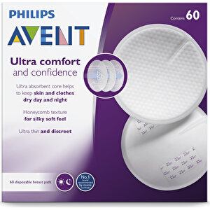 Tek Kullanımlık Göğüs Pedleri 60'lı, SCF254/61 Tek Kullanımlık Göğüs Pedleri 60'lı, SCF254/61