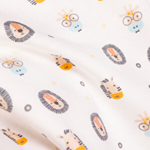 Erkek Bebek Pijama Takımı İnterlok Çıtçıtlı Pambuliq Pijama Takımı Bisiklet Yaka Uzun Kol Koyu Sarı