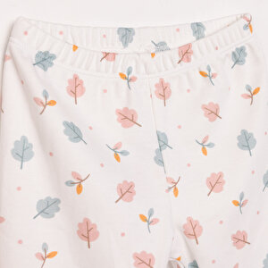 Kız Bebek Pijama Takım İnterlok Yaprak Desenli Çıtçıtlı Pambuliq Tema Bisiklet Yaka Uzun Kol Pembe Kız Bebek Pijama Takım İnterlok Yaprak Desenli Çıtçıtlı Pambuliq Tema Bisiklet Yaka Uzun Kol Pembe